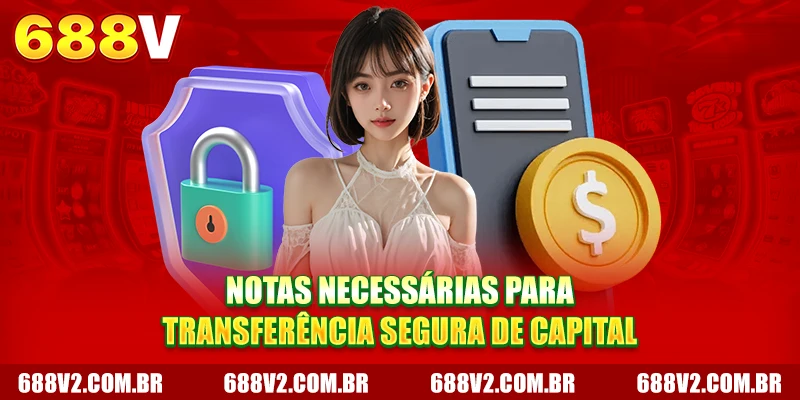 Notas necessárias para transferência segura de capital Notas necessárias para transferência segura de capital