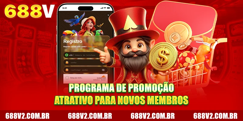 Programa de promoção atrativo para novos membros Programa de promoção atrativo para novos membros