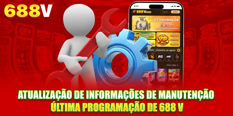 Atualização de informações de manutenção - Última programação de 688V