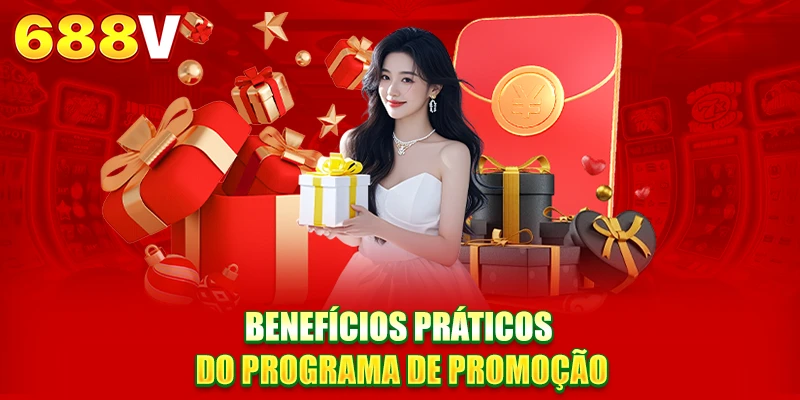 Benefícios práticos do programa de promoção Benefícios práticos do programa de promoção